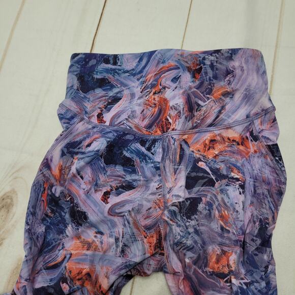 Lululemon base pace high rise crop leggings tights purple  23" - Picture 6 of 8